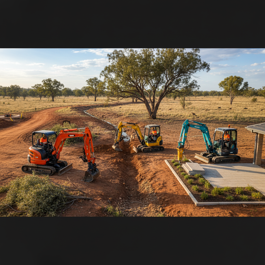 Discovering the compact power of mini excavators across Australia for ...