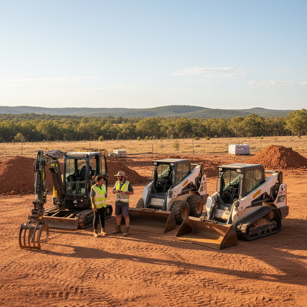 Compact Earthmoving Machine Choosing the right compact earthmoving equipment for Australian projec ...
