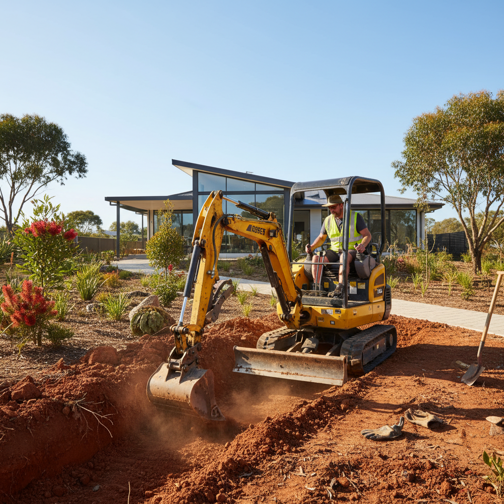Discovering the compact power of mini excavators for Australian landsc ...