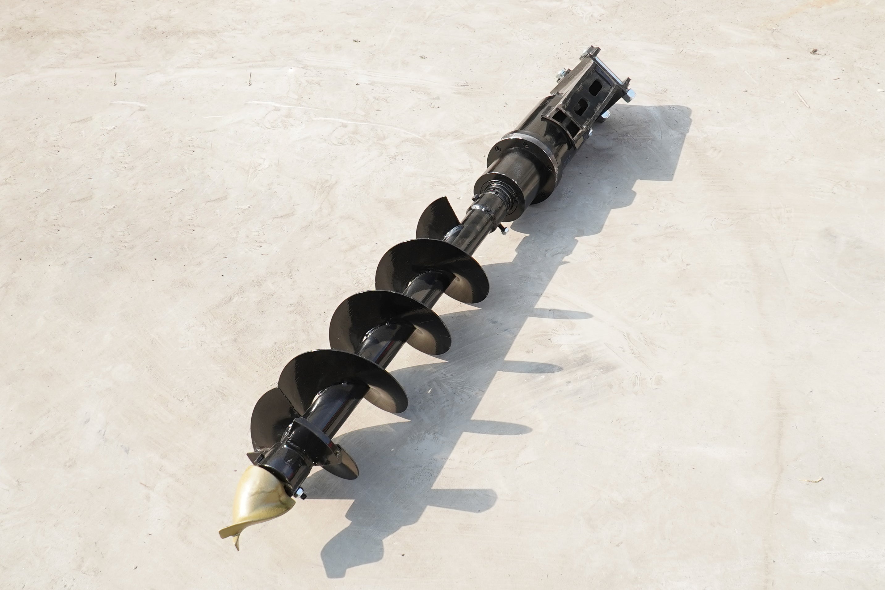 Labadi Engineering Auger Attachment for Excavators Designed for Efficient Ground Drilling