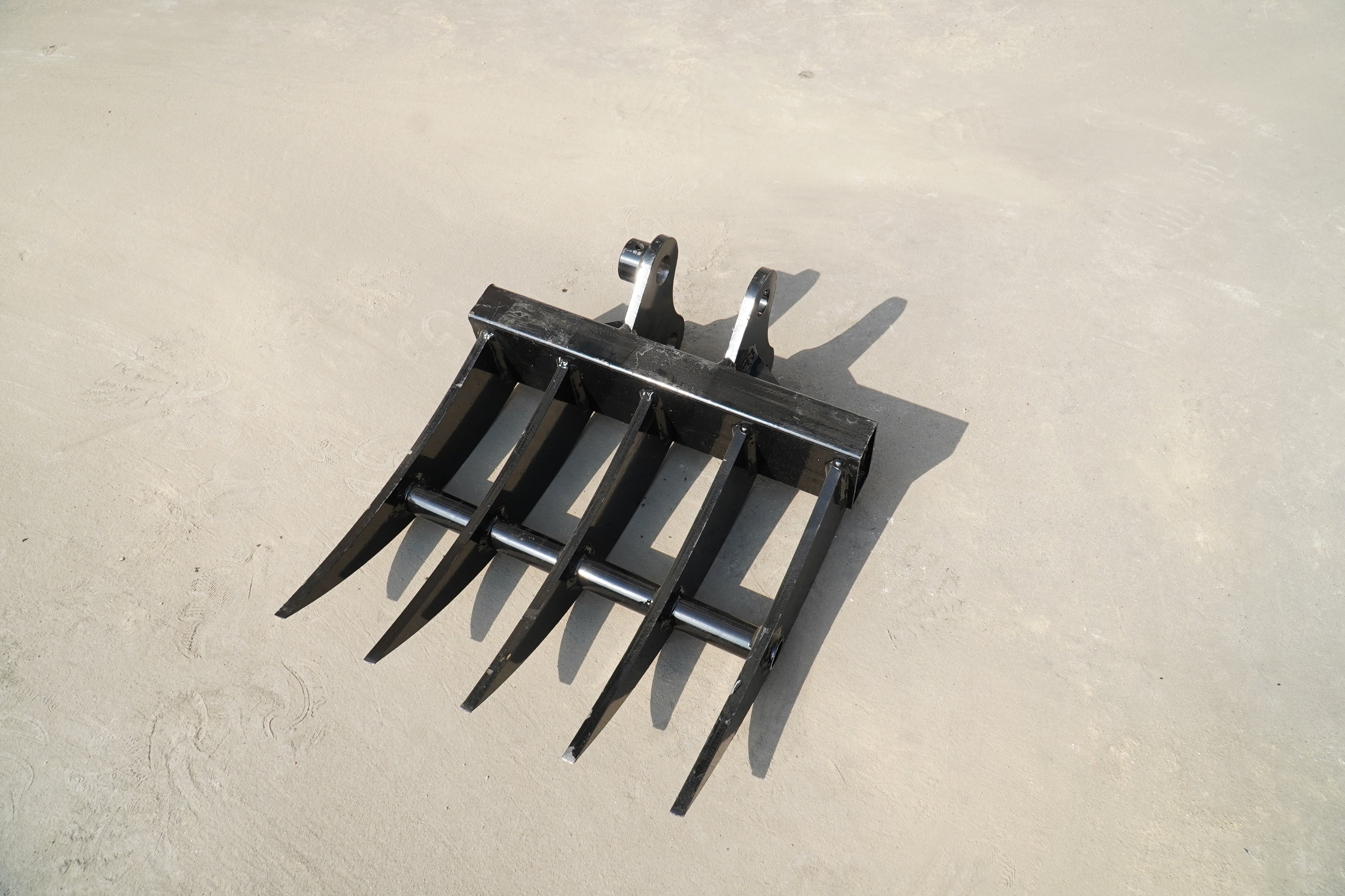 Rippa Australia Excavator Rake Attachment with Durable Steel and Multiple Teeth for Efficient Land Clearing