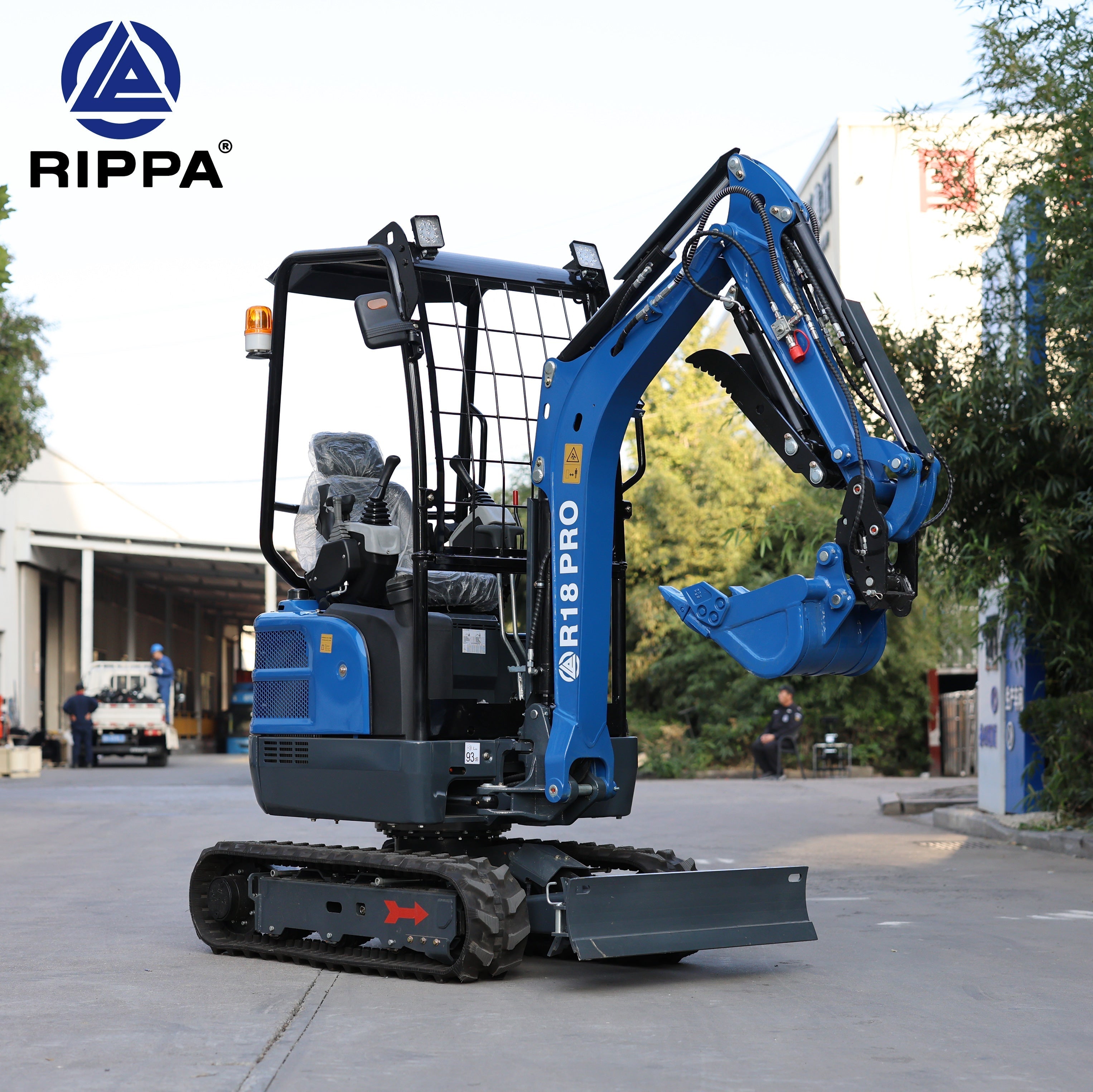 Labadi Engineering Mini Excavator R18 Pro with compact design and powerful digging performance